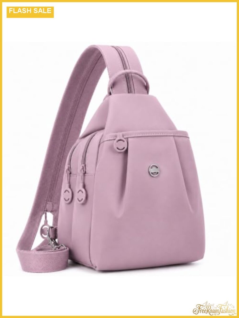 Water-Resistant Sling Backpack for Women, Crossbody Chest Bag Travel Work Gym